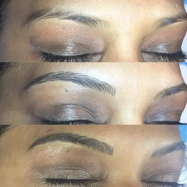 maya before and after microblading
