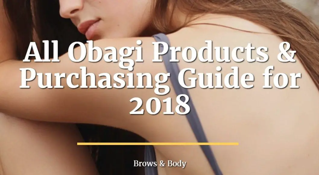 All obagi products and purchasing guide for 2018
